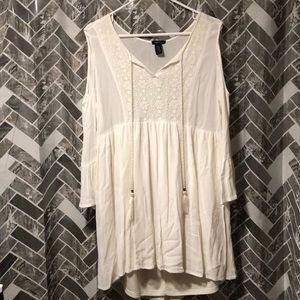 Off-white Boho Dress